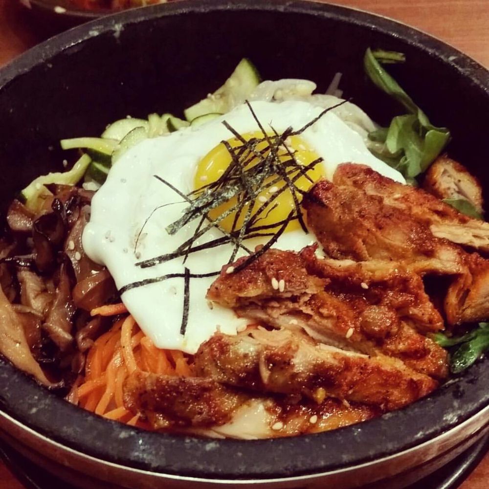 Bol Orange - Chicken bibimbap bowl - Korean Near Me - Montreal, Quebec