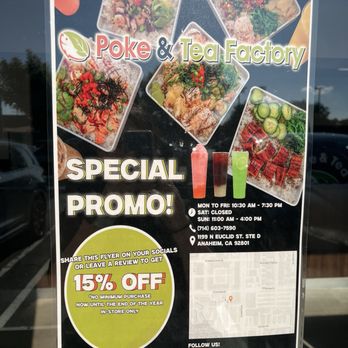 Poke and Tea Factory - Poke Near Me - Anaheim, California Poke and Tea Factory - Poke Near Me - Anaheim, California