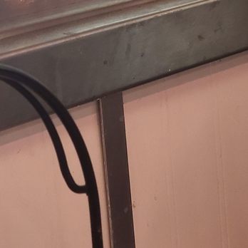 Moonlight Diner - Grim on walls. One of many flies on light above our table. - Diners Near Me - Denver, Colorado