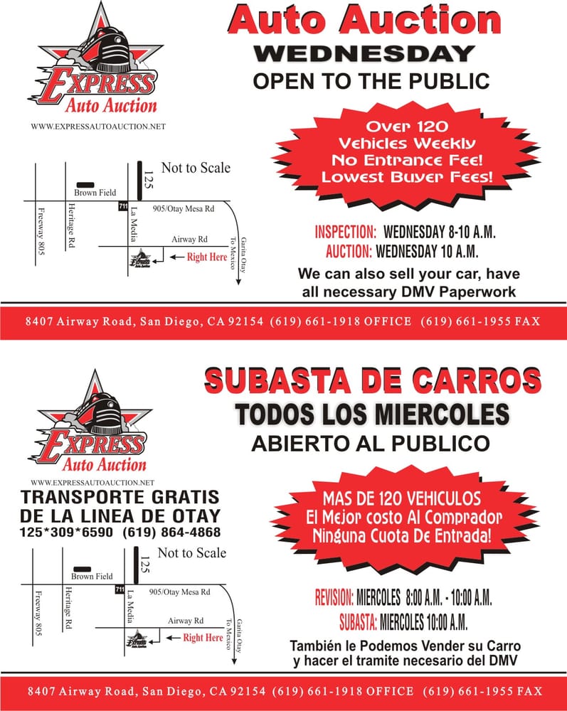 EXPRESS AUTO AUCTION Updated September 2024 12 Reviews 8407