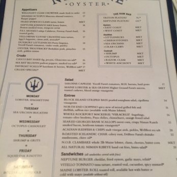 Neptune Oyster - Menu - Seafood Near Me - Boston, Massachusetts Neptune Oyster - Menu - Seafood Near Me - Boston, Massachusetts