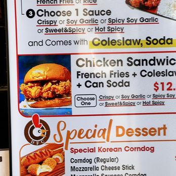 Don Chicken - Menu - Korean Near Me - River Edge, New Jersey