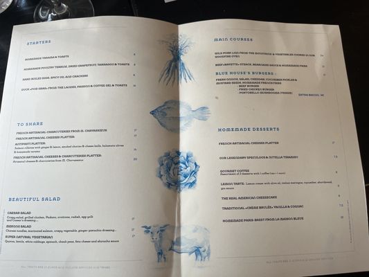 Menu photo 1 La Maison Bleue Paris, 75 Menu photo 1 La Maison Bleue Paris, 75