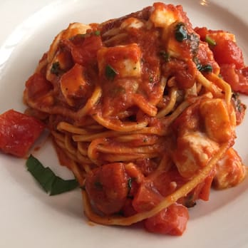 Spaghetti Incident - Chitarra Spaghetti (Homemade Mozzarella, Basil, Fresh Chopped Tomato Sauce) - Italian Near Me - New York, New York Spaghetti Incident - Chitarra Spaghetti (Homemade Mozzarella, Basil, Fresh Chopped Tomato Sauce) - Italian Near Me - New York, New York