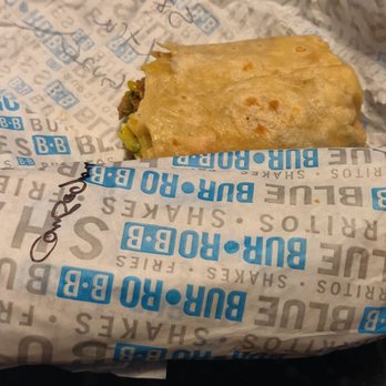 Blue Burro - Damn these things are huge! Got the surf and turf and added guacamole - Salad Near Me - Pico Rivera, California