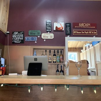 Mill Lane Winery - a bar with a laptop on the counter - Wineries Near Me - Tenino, Washington Mill Lane Winery - a bar with a laptop on the counter - Wineries Near Me - Tenino, Washington