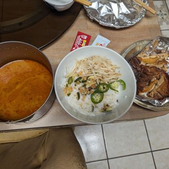 Chic n' Time - Five spice chicken satay noodle soup, prepped before construction - Noodles Near Me - San Francisco, California Chic n' Time - Five spice chicken satay noodle soup, prepped before construction - Noodles Near Me - San Francisco, California