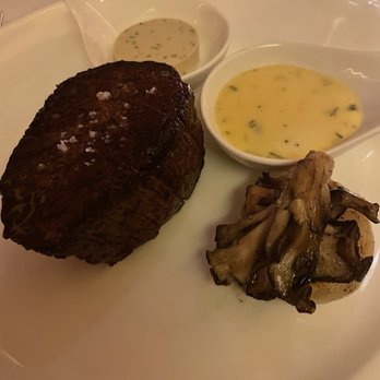 Wildflowers - 9oz filet with herbed butter and bernaise sauce. - New American Near Me - Verona, New York
