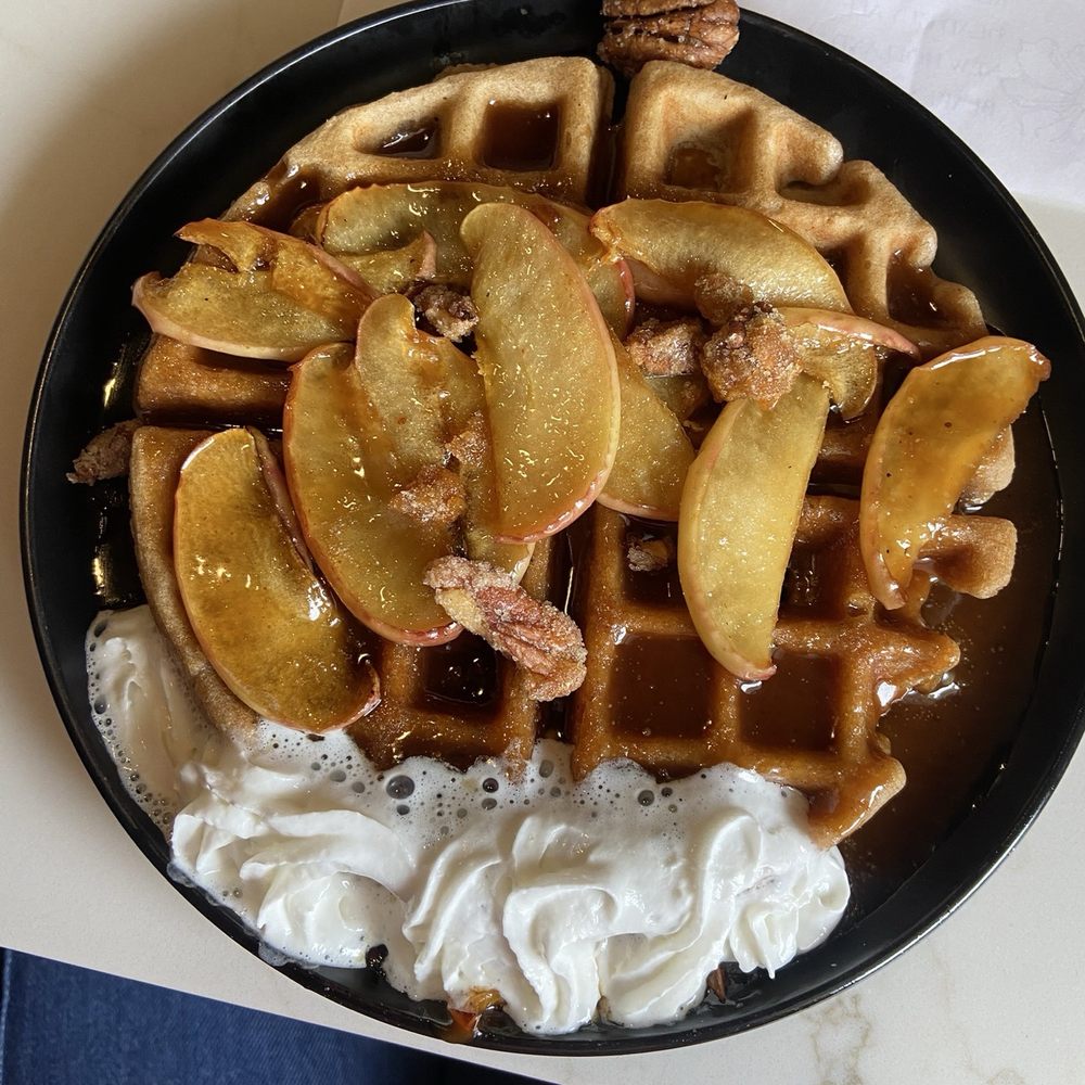 Minton's 760 - Sweet potato waffle (the star of the show) - New American Near Me - Kentucky, Kentucky Minton's 760 - Sweet potato waffle (the star of the show) - New American Near Me - Kentucky, Kentucky