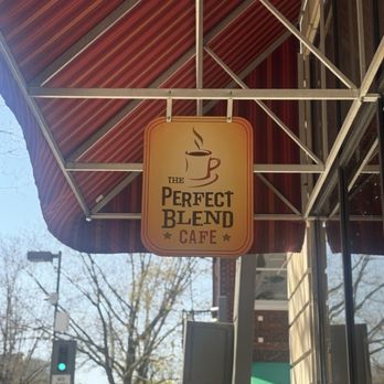 The Perfect Blend Cafe - Street sign - Sandwiches Near Me - Frederick, Maryland