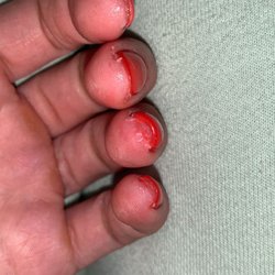 Koi Nails - Messy work