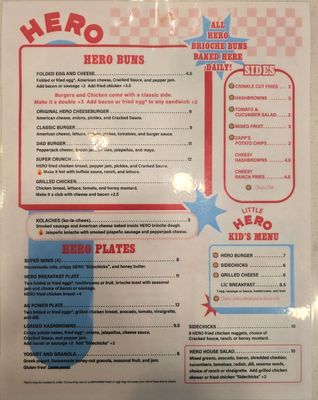 Menu photo 3 Hero Hoover, AL