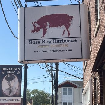 Boss Hog Barbecue - Outside sign - Barbeque Near Me - South Plainfield, New Jersey Boss Hog Barbecue - Outside sign - Barbeque Near Me - South Plainfield, New Jersey