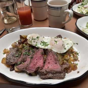 & Son Steakeasy - Original presentation of steak & eggs over disappointing hash browns. - Speakeasies Near Me - New York, New York & Son Steakeasy - Original presentation of steak & eggs over disappointing hash browns. - Speakeasies Near Me - New York, New York