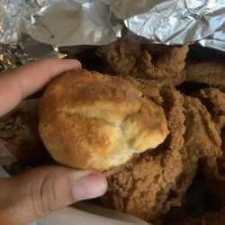 Krispy Krunchy Chicken - Honey biscuits