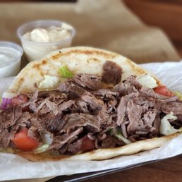 Beef Gyro Sandwich
