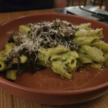 Baia - GF pasta with maitake mushrooms and a fresh asparagus sauce - Italian Near Me - St. Louis, Missouri