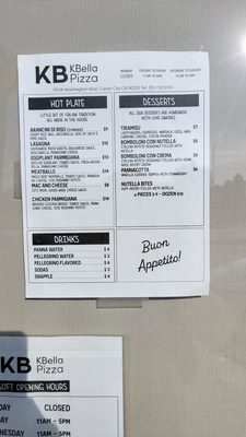 Menu photo 3 KBella Pizza Culver City, CA Menu photo 3 KBella Pizza Culver City, CA