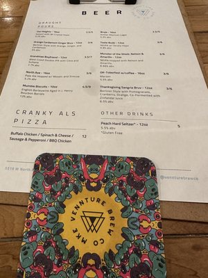 Menu photo 6 Vennture Brew Milwaukee, WI