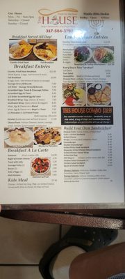 Menu photo 1 The House Mooresville, IN Menu photo 1 The House Mooresville, IN