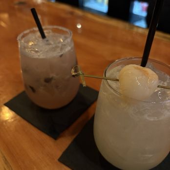 Saw Dust Cafe - Blueberry margarita and a lychee margarita - Cafes Near Me - Putnam, Connecticut