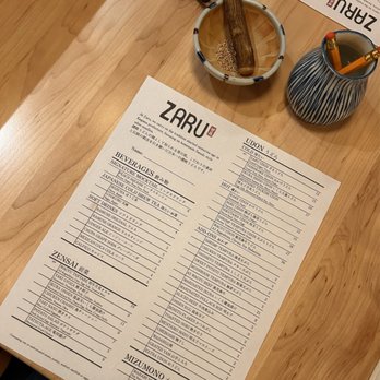 Zaru - Menu - Japanese Near Me - Orlando, Florida Zaru - Menu - Japanese Near Me - Orlando, Florida