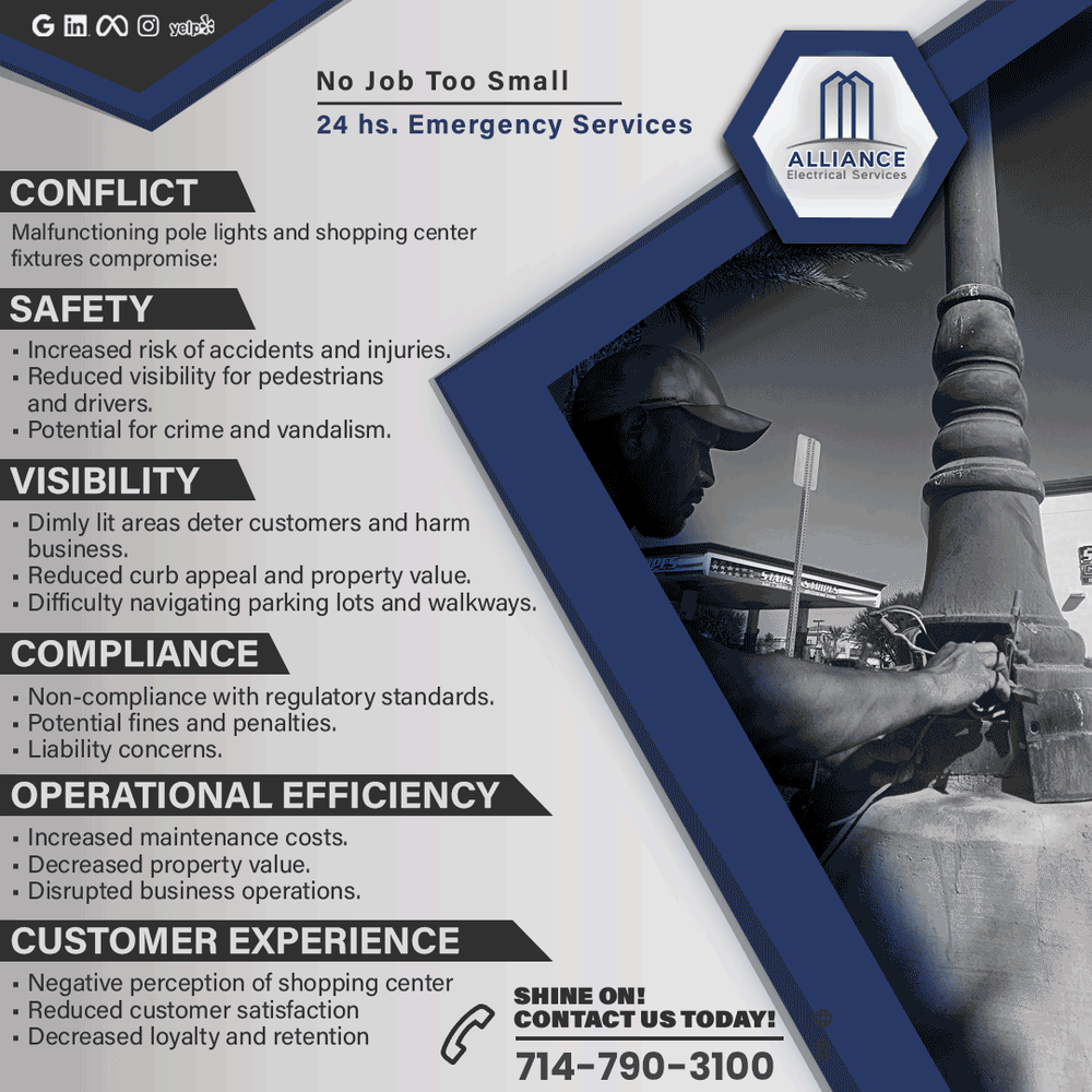 Slide of Alliance Electrical Services