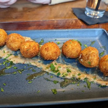 The Exchange Pub + Kitchen - Goat cheese fritters - Gastropubs Near Me - New Albany, Indiana