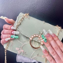 The Beauty Essentials Empire - Gel X full set , marble & pearl