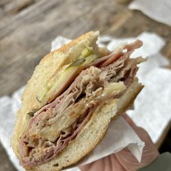 Utopia Bagels - The Cubano Sandwich