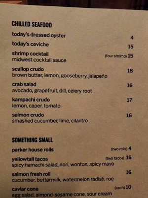 Menu photo 8 Puritan Oyster Bar Cambridge, MA Menu photo 8 Puritan Oyster Bar Cambridge, MA