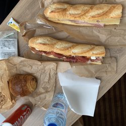 Gallet Leclerc - Pain au chocolat, le tradition sandwich, and ham and cheese sandwich