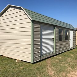 CCR Buildings - 12x26 Classic Barn - (3) windows, 6' rollup, 36" walk-in, (4) 110 outlets, BB, loft, peg, wbench, (2) 4' lights, shelving - $7825