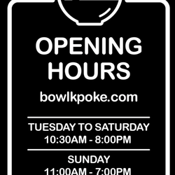 Bowl K Poke & Roll
