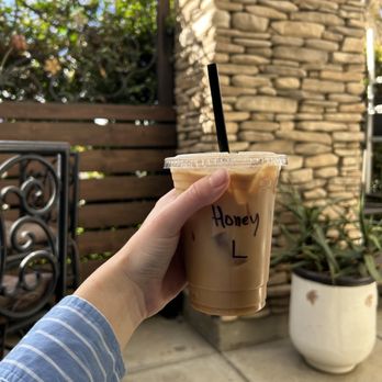 The Vintage Coffee House - iced honey latte - Coffee & Tea Near Me - Indio, California