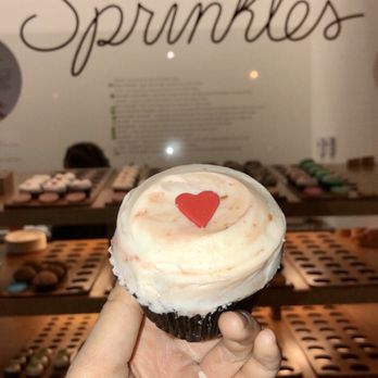 Sprinkles Georgetown - Seasonal - White Chocolate Raspberry Cupcake with raspberry compote filling for international women's day 2020 - Bakeries Near Me - Washington, DC, District of Columbia Sprinkles Georgetown - Seasonal - White Chocolate Raspberry Cupcake with raspberry compote filling for international women's day 2020 - Bakeries Near Me - Washington, DC, District of Columbia