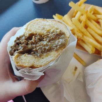 Philly Bilmos Cheesesteaks - Traditional Steak with Small fries. - Sandwiches Near Me - Vancouver, Washington