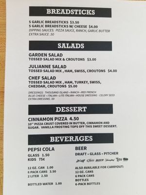 Menu photo 6 Jac & Do's Pizza Findlay, OH