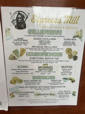 Menu photo 2 Espresso Mill & Bakery Coos Bay, OR