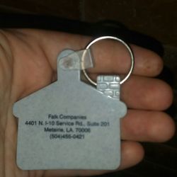Falk Realty Group Inc - Key ring the keys to the apartment came on. Great marketing!