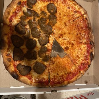 The Pizzeria - Delicious pizza half meatball - Pizza Near Me - Islip, New York