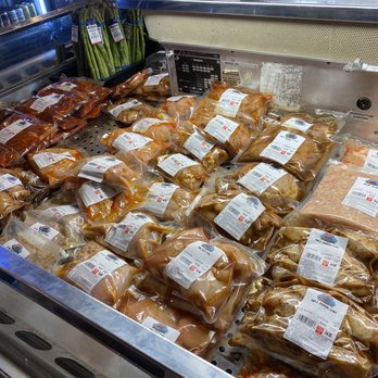 Johnson's Marketplace - a display of meat and vegetables - Seafood Markets Near Me - Strafford, New Hampshire