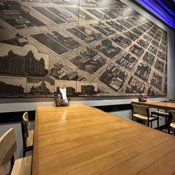 Six Car Pub & Brewery - Cool history map of the original 6 street cars