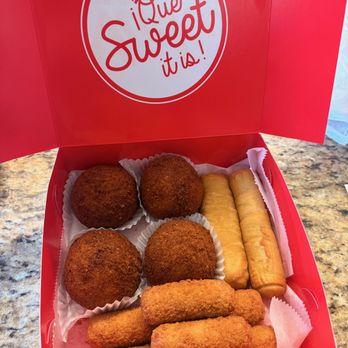 Vicky Bakery - 4 papa rellenas, 2 tequenos queso, ham croquetas - Bakeries Near Me - Palm Beach Gardens, Florida