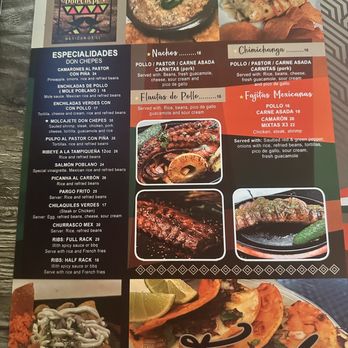 Don Chepe's - Menu - Mexican Near Me - Miami, Florida