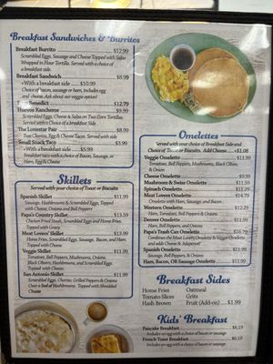 Menu photo 2 Papa's Cafe Harker Heights, TX