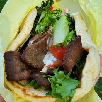 Bravo Pizza Plus - Gyro Pita - All beef Halal Gyro (Kosher), mixed greens, tomatoes, red onions and tzatziki sauce. - Pizza Near Me - Atascadero, California