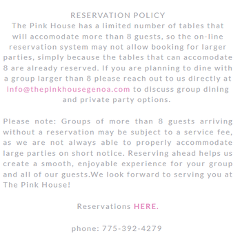 The Pink House - Maybe change your website if you change your policy. - Sandwiches Near Me - Genoa, Nevada The Pink House - Maybe change your website if you change your policy. - Sandwiches Near Me - Genoa, Nevada