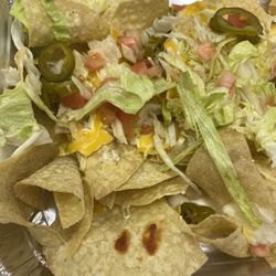 Sidelines Sports Bar & Grill - SUPPOSEDLY LOADED NACHOS - for take out