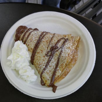 Creperie de Paris - #2 (blueberry, strawberry, sweet cream) They added some nutella on top for free - Creperies Near Me - Redmond, Washington Creperie de Paris - #2 (blueberry, strawberry, sweet cream) They added some nutella on top for free - Creperies Near Me - Redmond, Washington